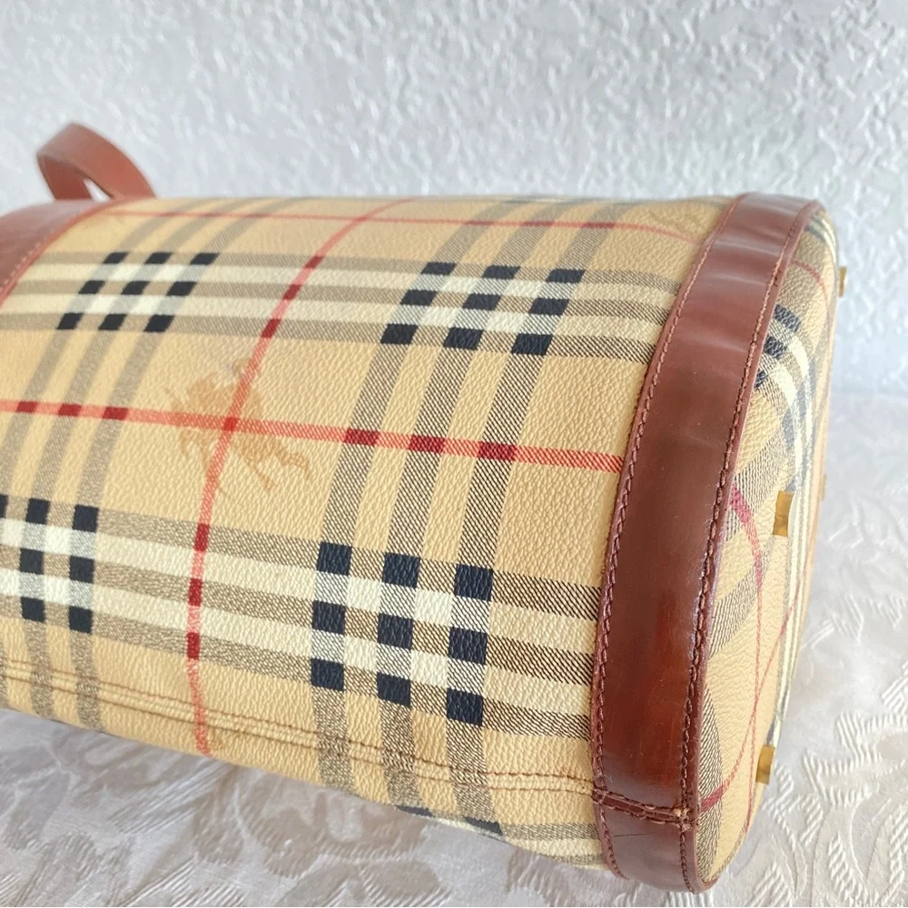 Burberry check tote